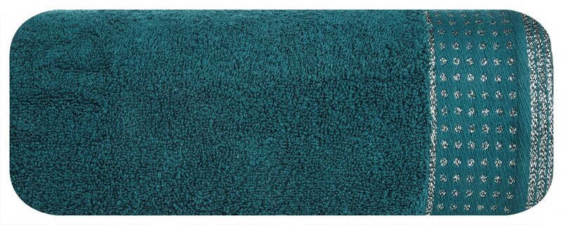 RĘCZNIK LUNA (08) 30 X 50 CM TURKUSOWY