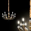 Lampa wisząca Melba 01 złota fi 71 x 120 cm – do przestronnych wnętrz