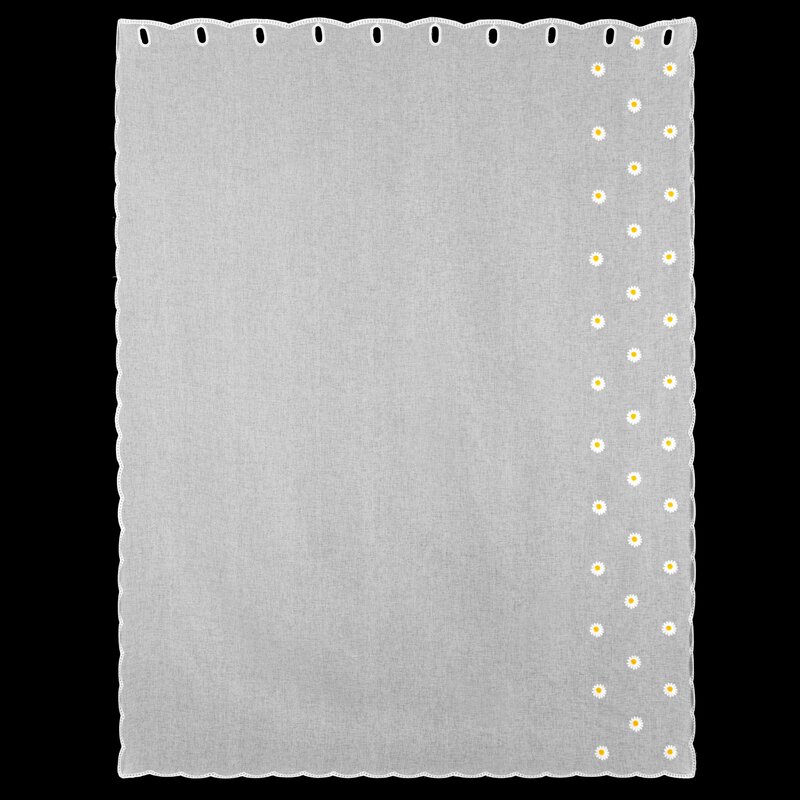 Firana gotowa Bellis biała 140 x 180 cm – rozprasza światło