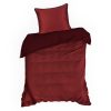 Pościel satynowa Lunara marsala 220 x 200 cm – 100% bawełna