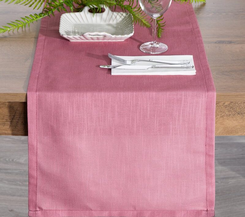 Bieżnik Summer6 pudrowy róż 40 x 140 cm – ożywi wnętrze