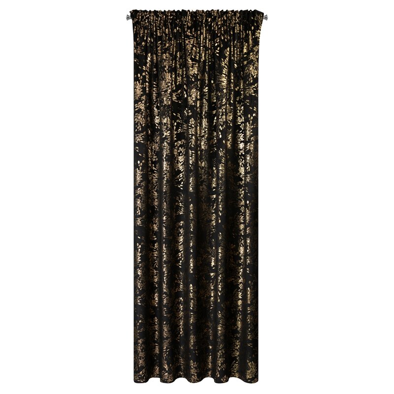 Zasłona gotowa Felis czarna 140 x 270 cm – zaciemniająca i elegancka