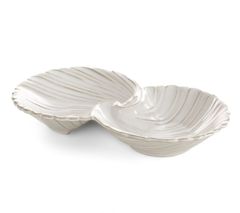 Patera ceramiczna Avril kremowa 25 x 14 x 4 cm – idealna na przekąski