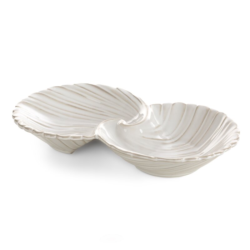Patera ceramiczna Avril kremowa 25 x 14 x 4 cm – idealna na przekąski