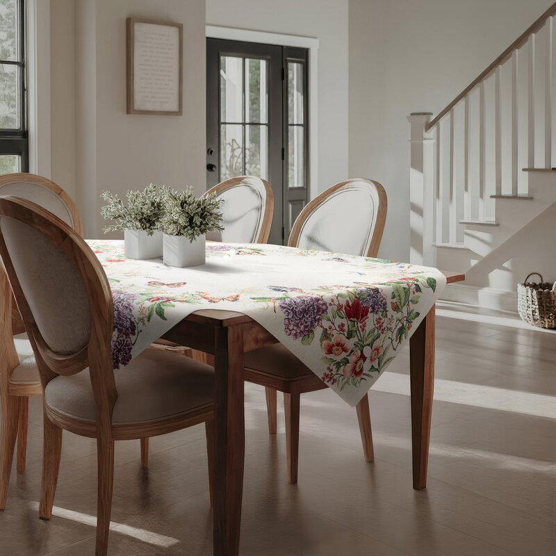 Obrus gobelinowy GOB/CHO/SPRING naturalny 140x180 cm – na rodzinne obiady