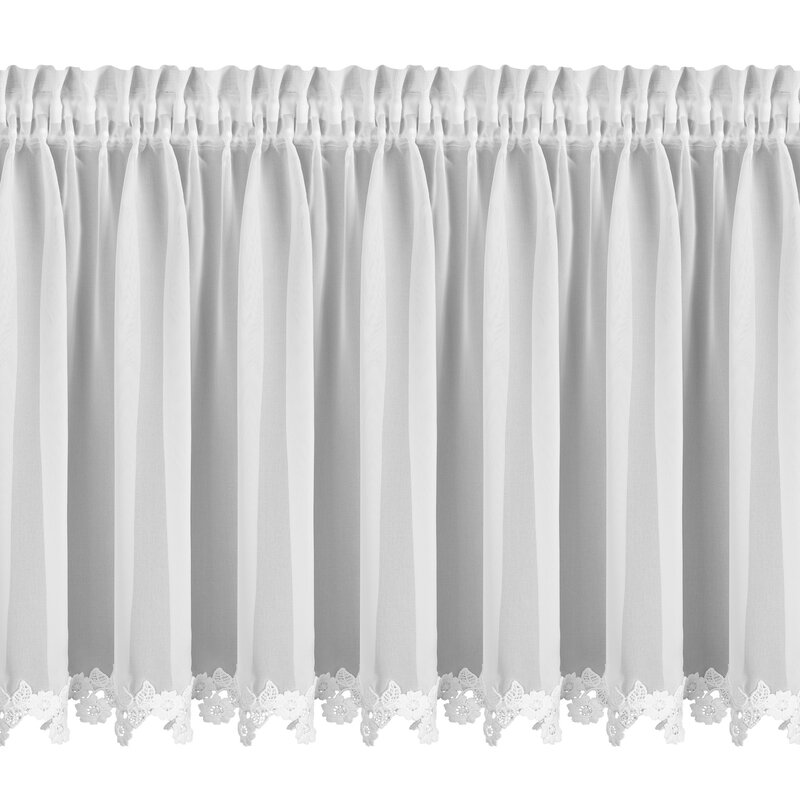 Firana gotowa Lili biała 150 x 60 cm – rozświetla wnętrze