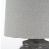Lampa stołowa Lena grafitowa O 40 x 59 cm – tworzy przytulną atmosferę