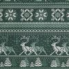 Komplet pościeli Clover ciemnozielony 140 x 200 cm – 100% bawełna