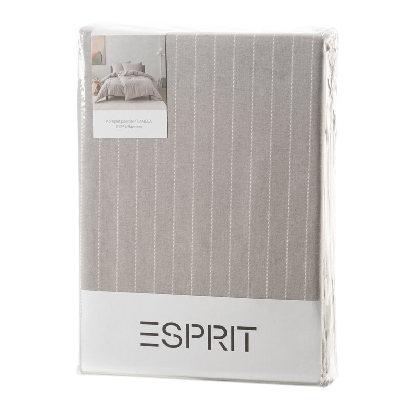 KOMPLET POŚCIELI ESPRIT 07 160 X 200 CM SZARY