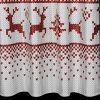 ZASŁONA ŚWIATECZNA NOEL01 140 X 250 CM BIAŁY