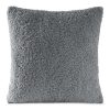 Poszewka dekoracyjna Bukla srebrna 45 X 45 CM – przytulna i elegancka