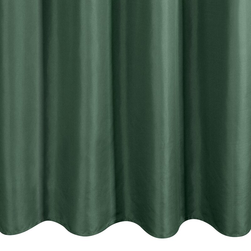 Zasłona gotowa ADARI ciemnozielona 140 X 250 CM – tworzy przytulny nastrój