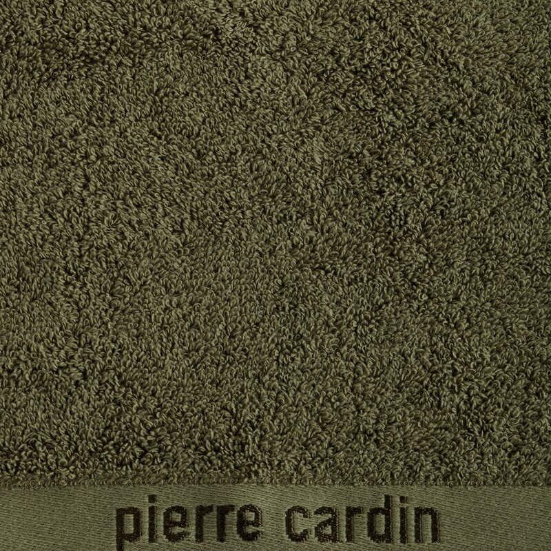 Ręcznik Pierre Cardin EVI ciemnooliwkowy 30 X 50 CM – miękki i chłonny