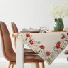 Obrus gobelinowy GOB/CHO/1306 naturalny 100x100 cm – wprowadza sielski klimat