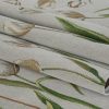 Obrus gobelinowy z tulipanami jasnopopielaty 140X180 – subtelny urok