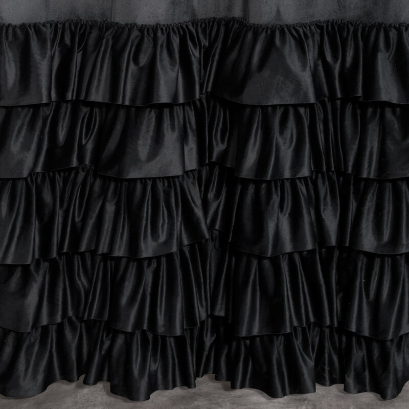 Zasłona gotowa Dani czarna 140 x 270 cm – zaciemnia pomieszczenie