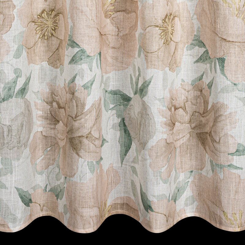 Zasłona gotowa Karla naturalna 140 x 250 cm – zaciemniająca i stylowa