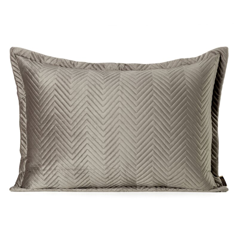 Poszewka velvet Sofia brązowa 50 x 70 cm – dodatek na sofę