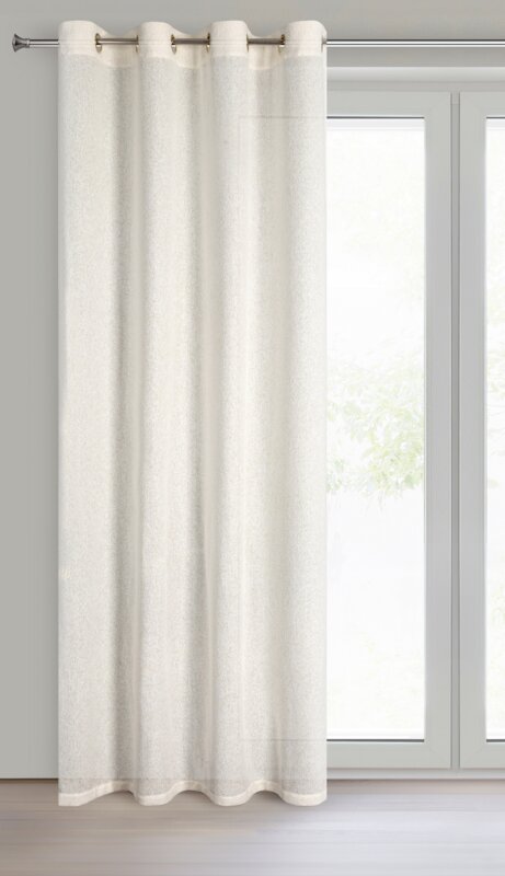 Zasłona gotowa Essi kremowa 140 x 250 cm – subtelnie rozprasza światło