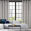 Zasłona gotowa Tiffany srebrny 135 x 250 cm – rozjaśnia wnętrze