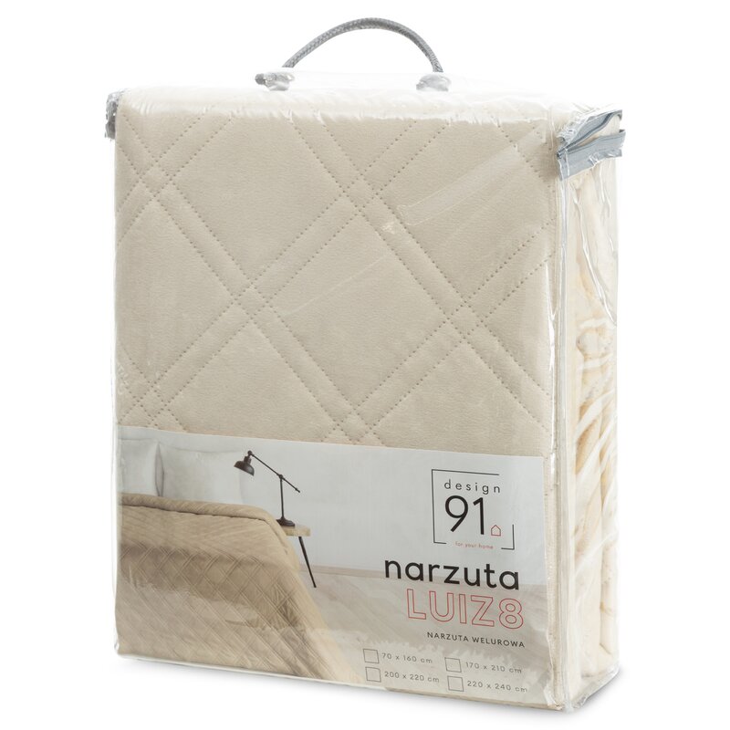 NARZUTA D91 LUIZ 8 170 X 210 CM BEŻOWY
