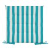 Siedzisko tarasowe w paski niebieskie 40x40x5 cm – umili relaks