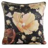 Poszewka velvet czarna 45 x 45 cm – doda szyku wnętrzu