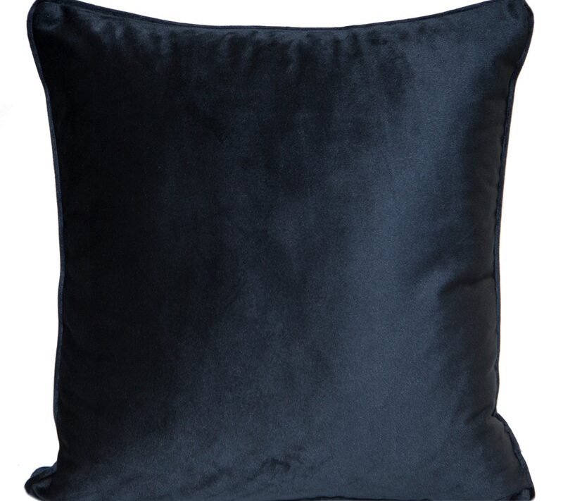 Poszewka velvet Sibel czarna 45 x 45 cm – doda szyku wnętrzu