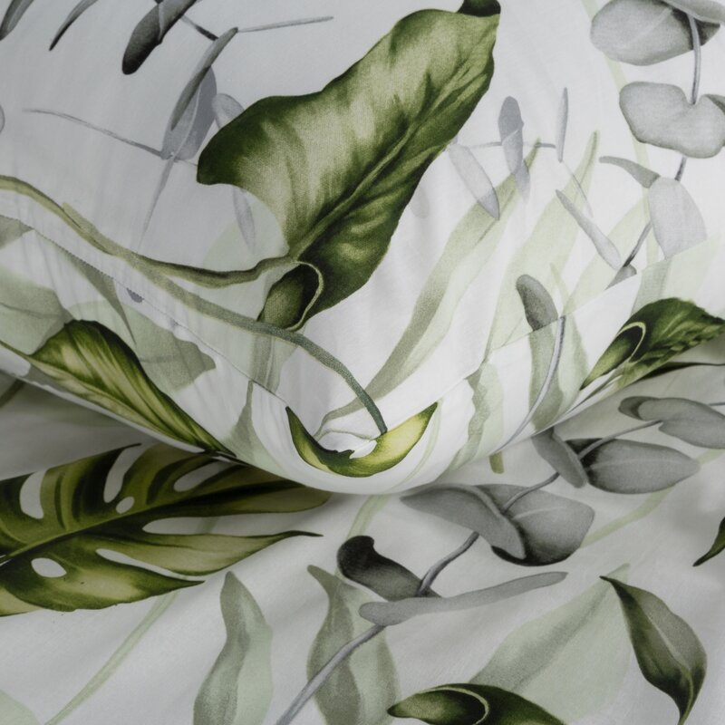 KOMPLET POŚCIELI BAWEŁNIANEJ ELLEN 160 X 200 CM BIAŁY
