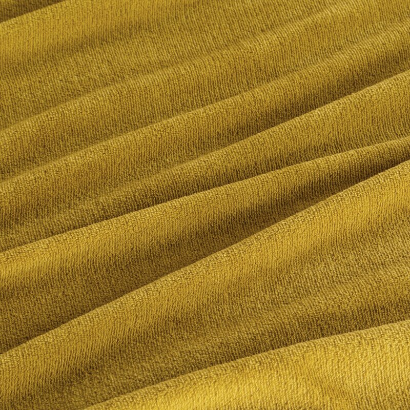 Koc flanelowy Simple miodowy 150 x 200 cm – otuli ciepłem