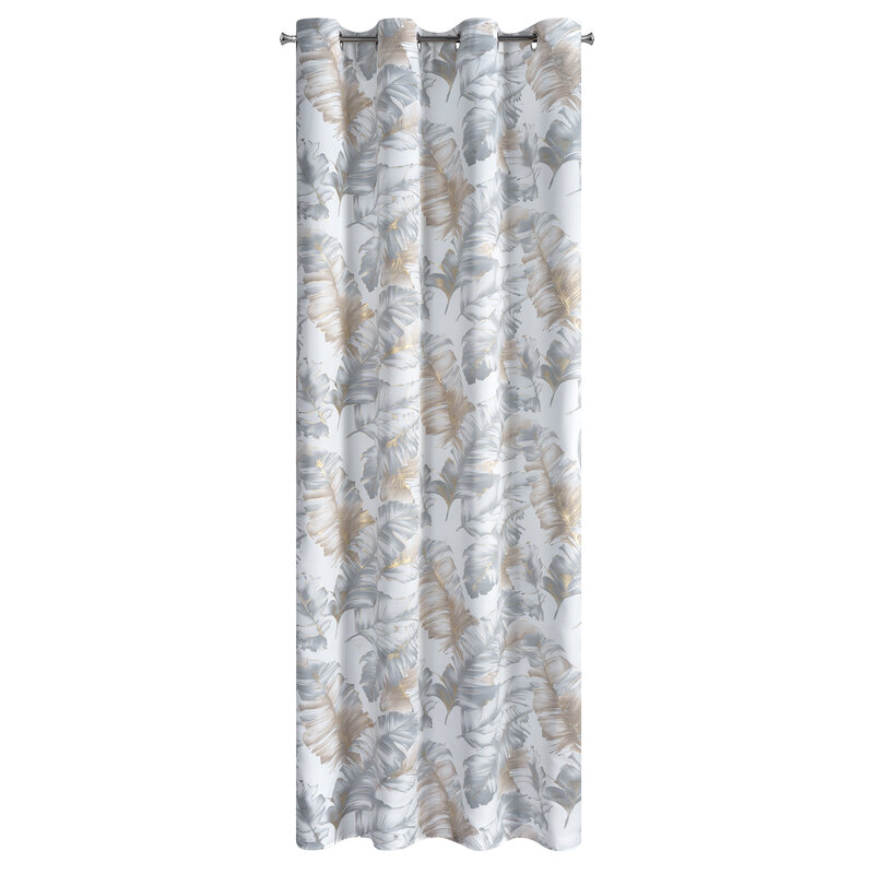 Zasłona gotowa Layla3 biały 140 x 250 cm – subtelnie zaciemniająca