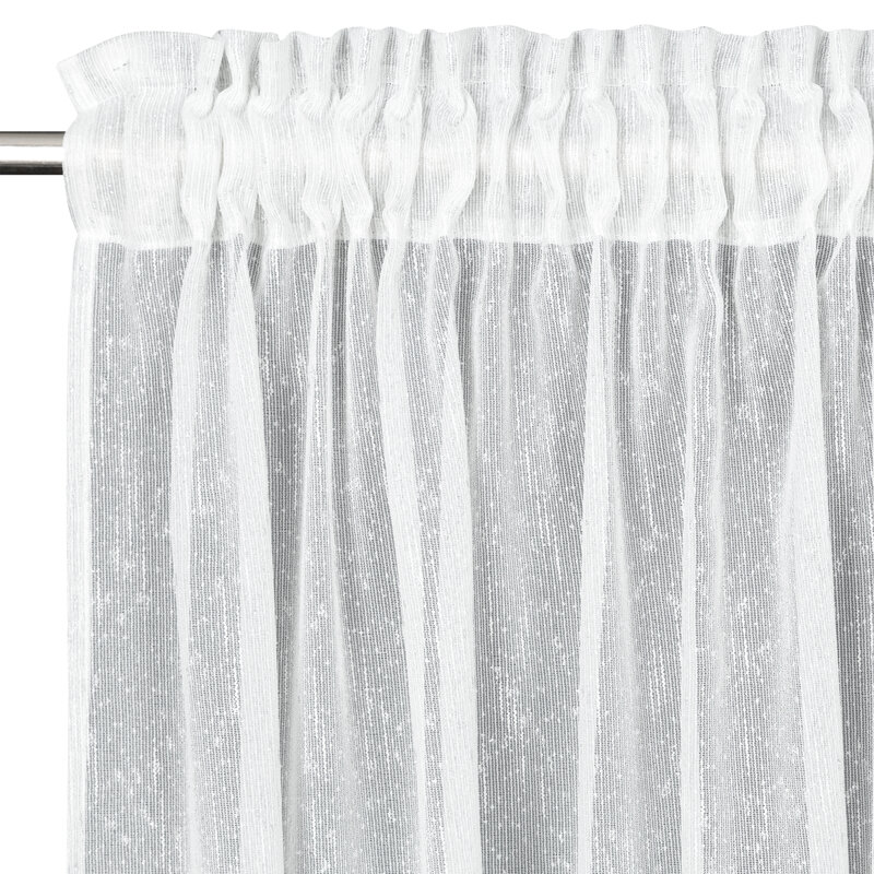 Firana gotowa Kelly biała 300 x 250 cm – rozprasza światło