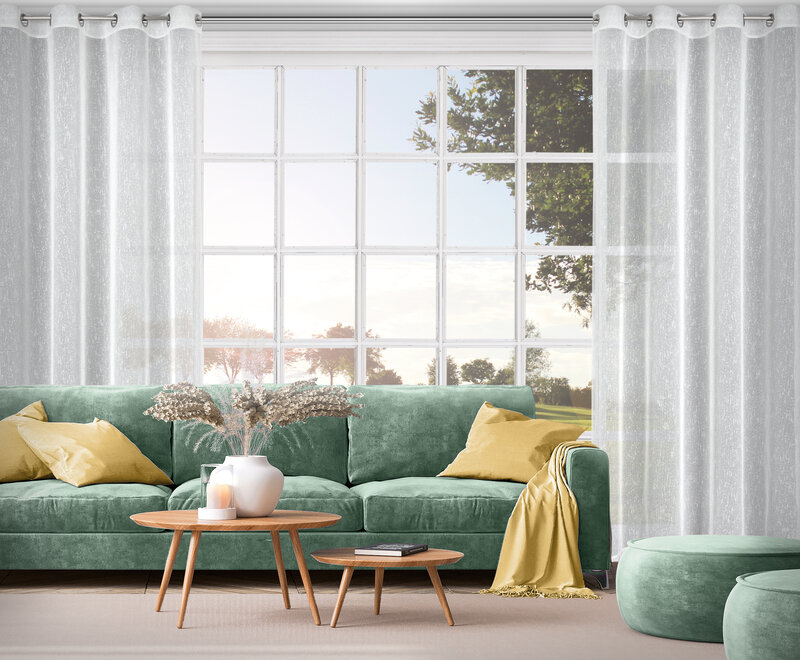 Firana gotowa Kelly biała 140 x 250 cm – rozświetla wnętrze