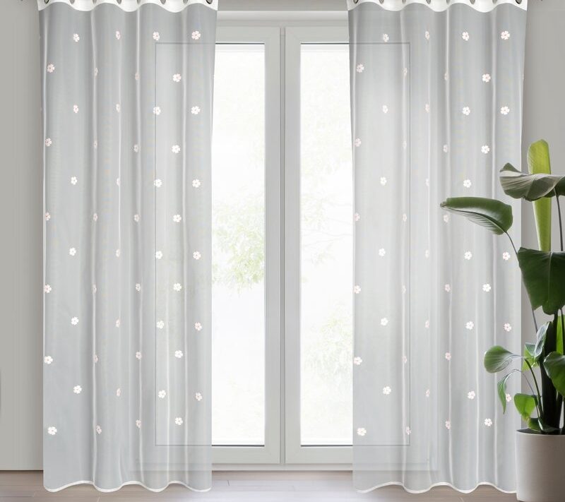 Zasłony gotowe Elsa biały 140 x 250 cm – dodaje przestrzeni