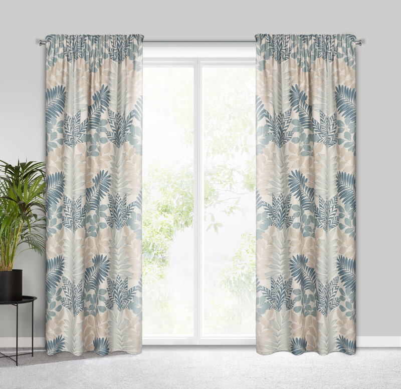 Zasłona gotowa Lenny naturalna 140 x 270 cm – zaciemnia wnętrze