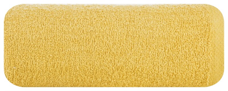 Ręcznik gładki musztardowy 50 x 90 cm – miękki i chłonny