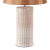 Lampa stołowa EDNA kremowa fi 33 x 56 cm – tworzy nastrój