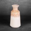 Wazon ceramiczny Ruben kremowy 16 x 31 cm – na suszone kwiaty