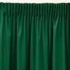 Zasłona gotowa Sibel ciemnozielona 140 x 270 cm – zaciemniająca i aksamitna