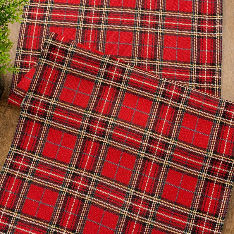 OBRUS LOOK 40 X 180 CM CZERWONY
