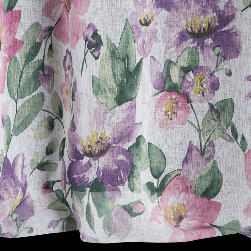 ZASŁONA GOTOWA IRIS 135 X 250 CM BIAŁY