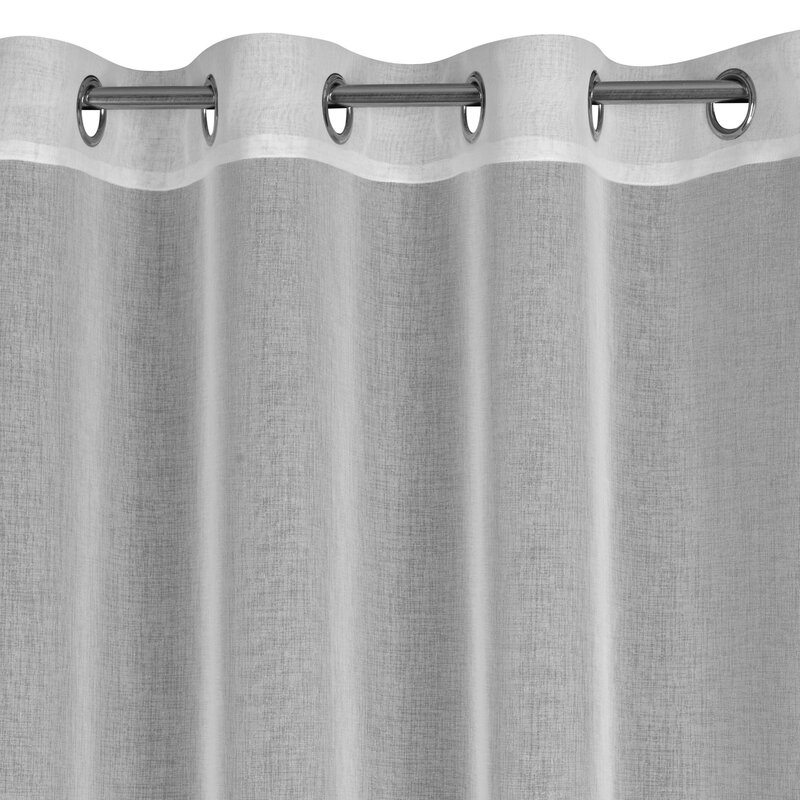 Zasłona gotowa biała 140 x 250 cm – rozprasza światło