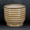 Doniczka ceramiczna jasnobrązowa fi 14 x 13 cm – do stylowych aranżacji