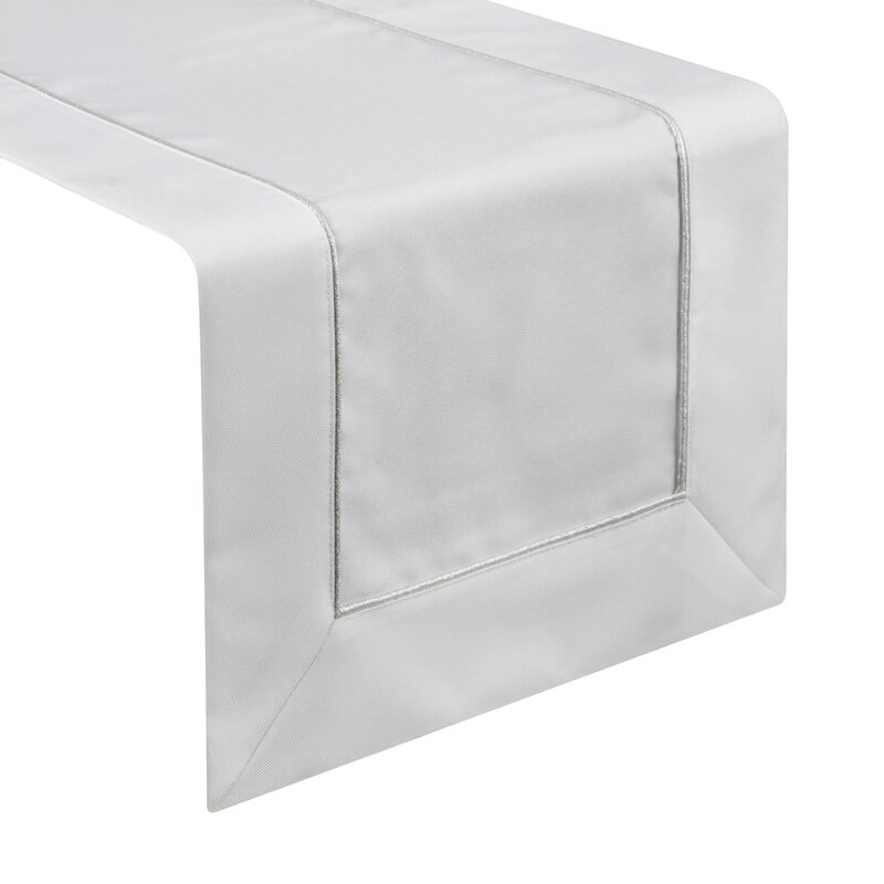Bieżnik Madele biały 40 x 180 cm – subtelna dekoracja stołu