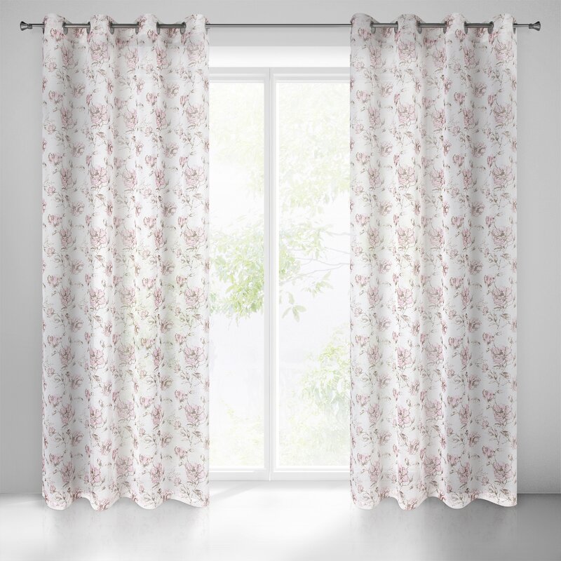 Firana gotowa Amber biała 140 x 250 cm – rozprasza światło