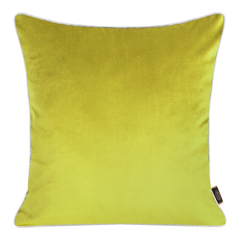 Poszewka velvet 45 x 45 cm jasnozielona – doda świeżości
