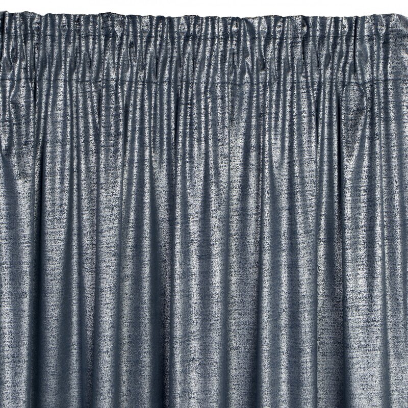 Zasłona gotowa AMBI granatowa 140 X 270 CM – do salonu i sypialni