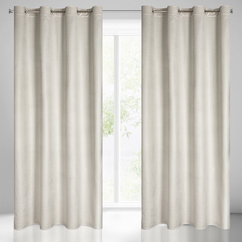 Zasłona gotowa Darcy kremowa 140 x 250 cm – stworzy przytulny nastrój