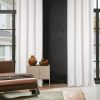 Zasłona gotowa welwet LILI biała 140 x 250 cm – zaciemniająca i elegancka
