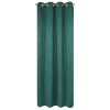 Zasłona gotowa Rossie zielona 140 x 250 cm – zaciemnia pomieszczenie